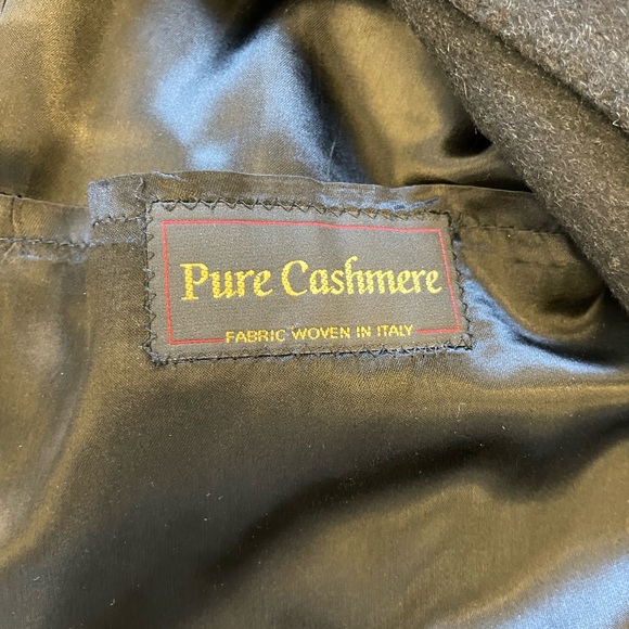 BARNEYS NEW YORK Substantial Weight Pure Cashmere Stanbury Overcoat Size 44 L - Picture 8 of 10